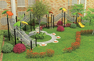 Filet de sécurité de jeu pour terrain de jeux, Design personnalisé, <span class=keywords><strong>corde</strong></span> d'<span class=keywords><strong>escalade</strong></span> en plein air pour divertissement des enfants, cm - Product Image 5