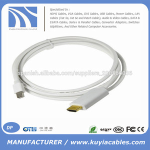 <span class=keywords><strong>Mini</strong></span> <span class=keywords><strong>DisplayPort</strong></span> DP al adaptador de <span class=keywords><strong>HDMI</strong></span> para <span class=keywords><strong>Apple</strong></span> MacBook 6ft/1.8m - Product Image 1