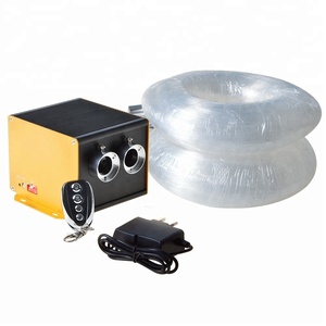 Estrella de Fibra Óptica Profesional con Motor de Luz LED LEK-432, Rueda de Colores Brillantes, 600 Piezas de Estrellas de Tamaños Variados - Product Image 1