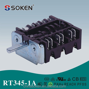 Soken <span class=keywords><strong>gottak</strong></span> lò quay selector chuyển T150 16A 250VAC 7 vị trí - Product Image 1