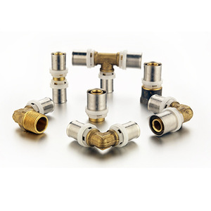 وصلة <span class=keywords><strong>PEX</strong></span> نحاسية حمراء من نوع الكبس PN20 معتمدة من ووترمارك - Product Image 2