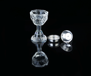 Cina fabbrica incensiere incenso arabico K9 cristallo incensiere per la decorazione della scrivania a casa ufficio - Product Image 2