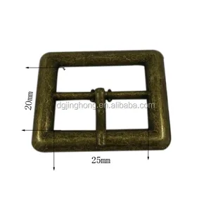 Antique brass bags flat 25mm metal buckles