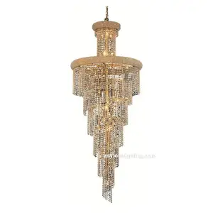 Luxury decorating antique empire crystal chandelier for hotel restaurants