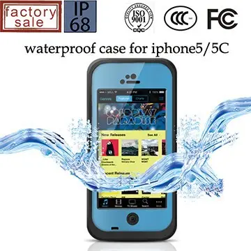 Oem оптовая продажа мобильный телефон тпу + силиконовые водонепроницаемый чехол чехол для iPhone 5C