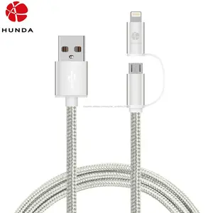 Opcional Color Oro / Rosa / Plata / Gris con cobre puro Cable de datos universal de velocidad rápida MFI para teléfono móvil Tab