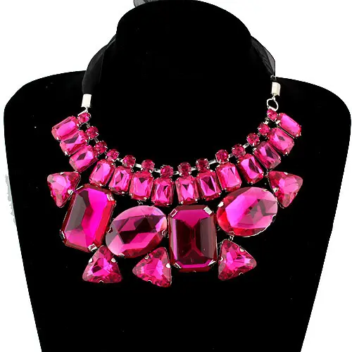 wholesale chunky statement necklace in china with good price