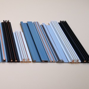 Tiêu Chuẩn Châu Âu Sáu Dây Đùn PVC/ABS/PC Nhựa Chèn Vòng Đồng Hướng Dẫn Đường Sắt - Product Image 4