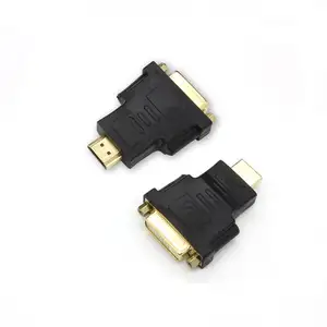 फैक्टरी मूल्य HDMI एक पुरुष डीवीआई डीवीआई 24 + 5 महिला एडाप्टर करने के लिए HDMI करने के लिए कनवर्टर एडाप्टर