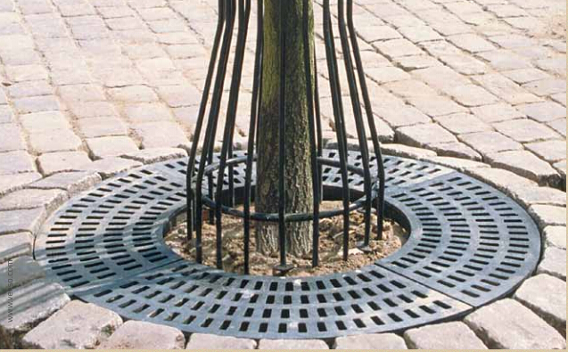 hot sale outdoor street furniture factory steel tree protection grille