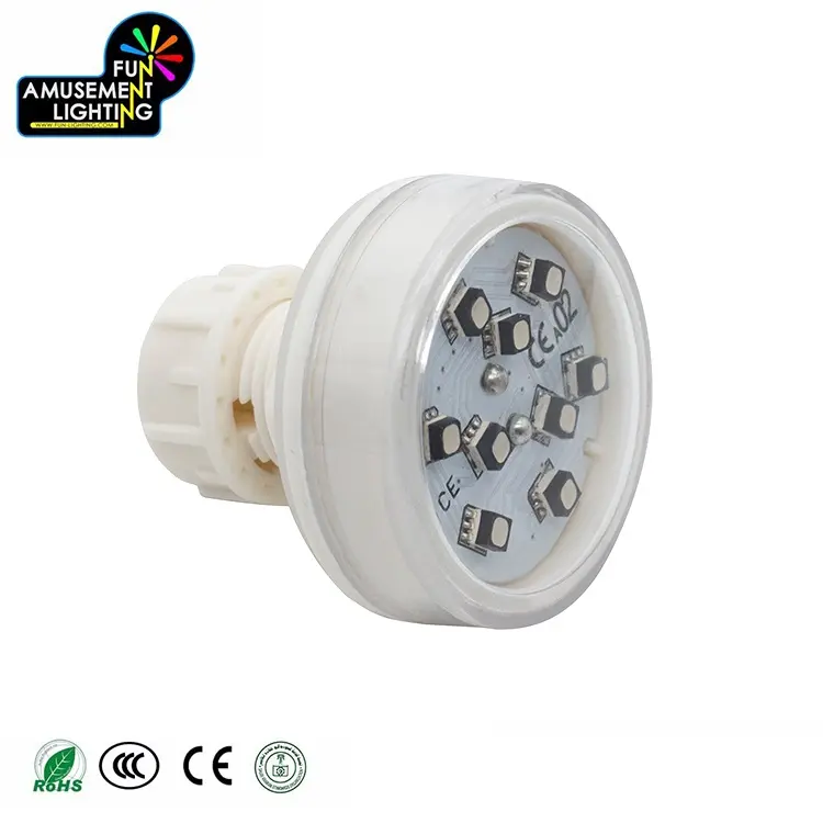 Modern E14 Amusement Lamp 9 LED SMD 3535 Automatic RGB LED Pixel Light