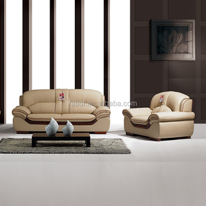 Ensemble de canapés arabes 1+2+3, meubles de maison, canapé chaise longue 3 places, canapé en cuir jaune clair 901 - Product Image 3