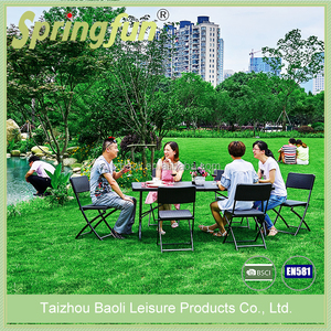 OFFRE SPÉCIALE 78CM HDPE EN PLASTIQUE Design En <span class=keywords><strong>Bois</strong></span> Jardin <span class=keywords><strong>Balcon</strong></span> Salon Patio Tables de Jardin <span class=keywords><strong>Ensemble</strong></span> - Product Image 6