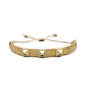 MI-B180488 Moyamiya hecho a mano con cuentas pulsera japonesa miyuki Semilla de perlas pulsera para los hombres - Product Image 1