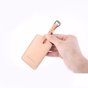 100% cuero etiqueta del equipaje, etiqueta de titular de la tarjeta - Product Image 2