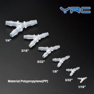 Yrc 3/8 "Slangaansluiting Pom Materiaal <span class=keywords><strong>Y</strong></span>-Vorm Luchtbuisfittingen Met Weerhaken - Product Image 4