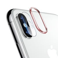 2019 Verborgen Lens Legering Beschermer Voor Iphone X Xs Max Scherm Mobiele Telefoon Onderdelen Met Camera Ring Telefoon Accessoires
