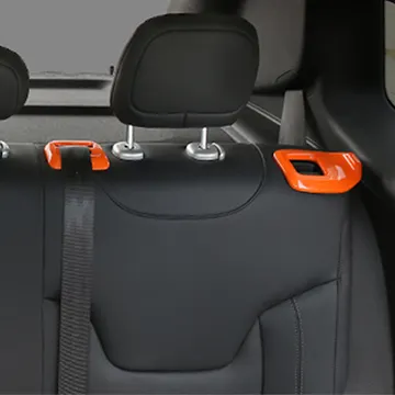 Bunte Auto Styling Zubehör Hinten Sitz Einstellen Taste Dekorative Rahmen Abdeckung Für Jeep Renegade 2016 2017