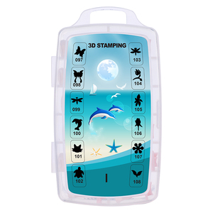 <span class=keywords><strong>Kit</strong></span> d'estampage 3D <span class=keywords><strong>pour</strong></span> Nail Art DIY Salon Express - Product Image 3
