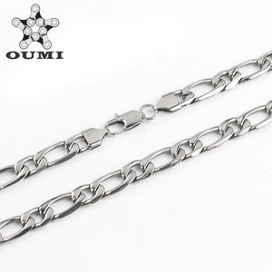 OUMI Costume di Alta Qualità Collane Dei Monili In Acciaio Inox Semplice <span class=keywords><strong>Sottile</strong></span> <span class=keywords><strong>Argento</strong></span> NK <span class=keywords><strong>Collana</strong></span> A Catena - Product Image 6