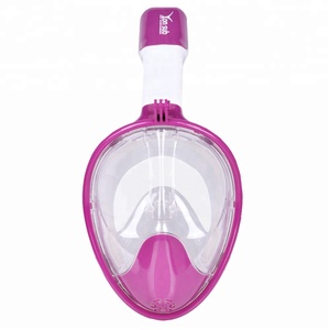 Masker menyelam wajah penuh, masker menyelam permukaan penuh mudah diatur - Product Image 1