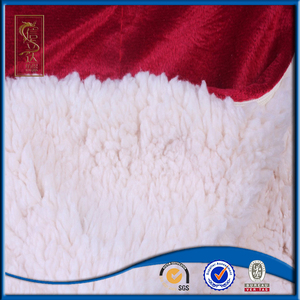 Doble capa de felpa polar pesadilla antes de Navidad manta snuggie throw rojo - Product Image 6