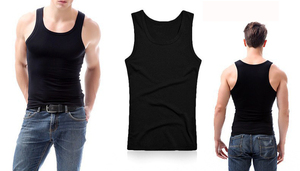 Canotte Elasticizzate in Bambù Ecologiche per <span class=keywords><strong>Uomo</strong></span>, Asciugatura Rapida, per Sport e Palestra, Vendita all'Ingrosso - Product Image 6