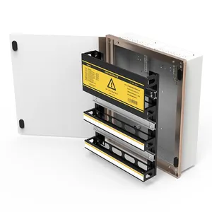 matech 44 way NEW style indoor electrical distribution box with tempered glass panel for loading circuit breakers and modules