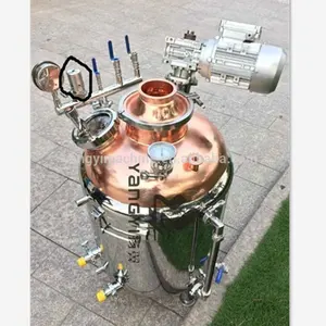 100L Copper home brewery equipment/ steam jacket brew kettle