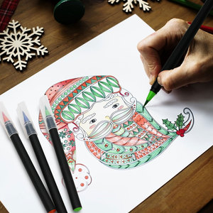Stylo <span class=keywords><strong>pinceau</strong></span> aquarelle, <span class=keywords><strong>encre</strong></span> pigmentée, peinture aquarelle, <span class=keywords><strong>pinceau</strong></span>, 20 couleurs, marqueur <span class=keywords><strong>pinceau</strong></span> - Product Image 6
