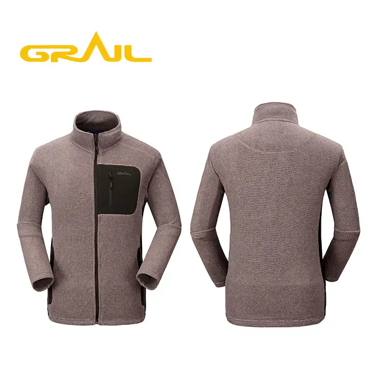 China factory shopping online giacca da uomo in pile polare pesante alla moda