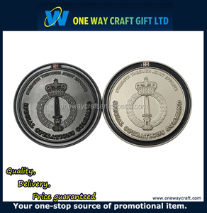 De fundición de aleación de Zinc de esmalte suave de <span class=keywords><strong>dos</strong></span> caras de la moneda con 3D - Product Image 3
