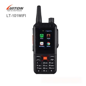 F22 F25 walkie talkie 3g/4g dua arah radio wireless tour guide sistem LT-101WIFI gps walkie talkie dengan kartu sim