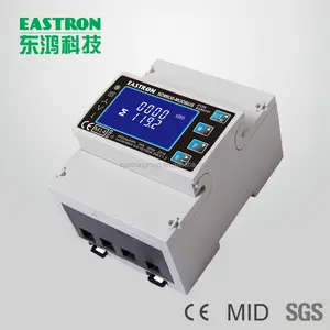 SDM630-Modbus Meteran Energi Rel Din Multifungsi Tiga Fase, Koneksi Langsung, Sistem Tenaga Surya, Disetujui Tengah