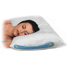 首の痛みを軽減し、睡眠を改善するための細断された低反発ウォーターベース枕。