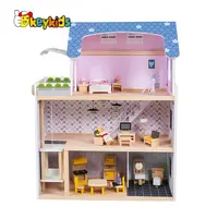 Casa de muñecas en miniatura para niños, con sonidos, W06A365, gran oferta, 2019