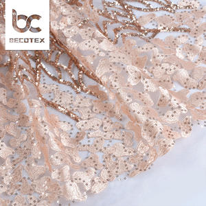 <span class=keywords><strong>Tela</strong></span> especial bordada con lentejuelas de <span class=keywords><strong>tul</strong></span> a la moda, nuevo estilo - Product Image 5