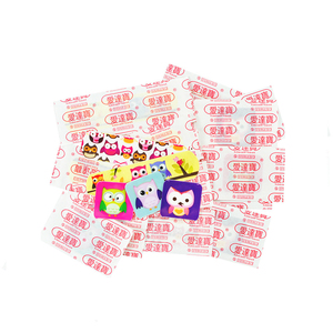 Heißer verkauf poröse atmungsaktive wasserdichte farbe schöne cartoon pe band aid individuell bedruckte wundpflaster für kinder - Product Image 2