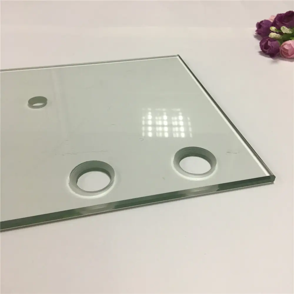 Guangdong 8mm Chemically toughened glass sheet cut to size price per m2