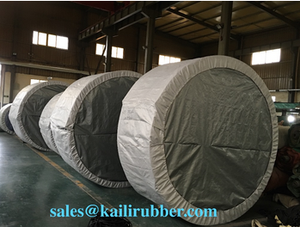 Antistatik 1000mm kemer genişliği kauçuk Polyester kumaş konveyör bant - Product Image 6