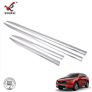 Panel de puerta lateral cromado Abs de alta calidad, moldura de carrocería, embellecedor para <span class=keywords><strong>Mazda</strong></span> <span class=keywords><strong>2017</strong></span> KF 2018 2019, <span class=keywords><strong>accesorios</strong></span> para coche - Product Image 4
