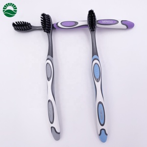 Di vendita caldo morbido del carbone di legna infuso setole di plastica spazzolino da denti - Product Image 5