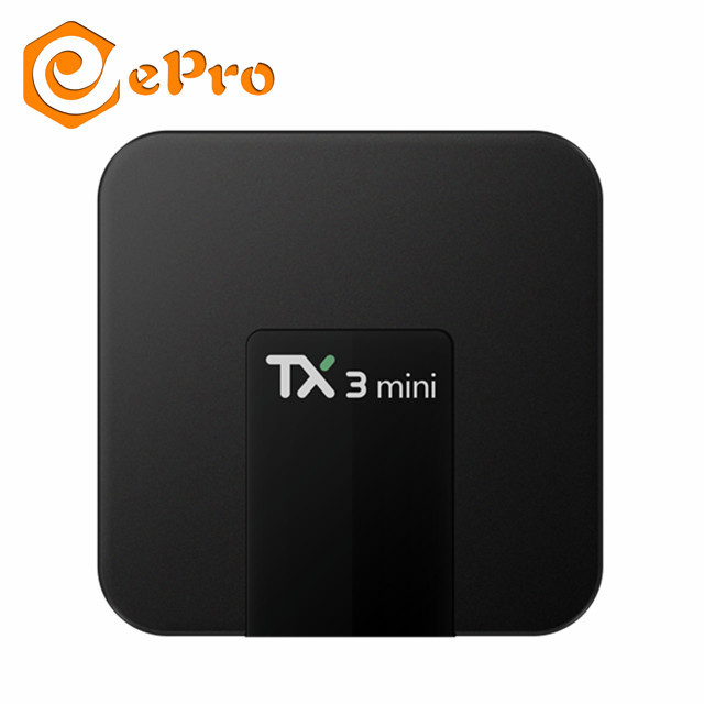 2018 último producto TX3 Mini Android 7,1 TV Box 2 GB RAM 16 GB ROM Amlogic S905W Quad Core