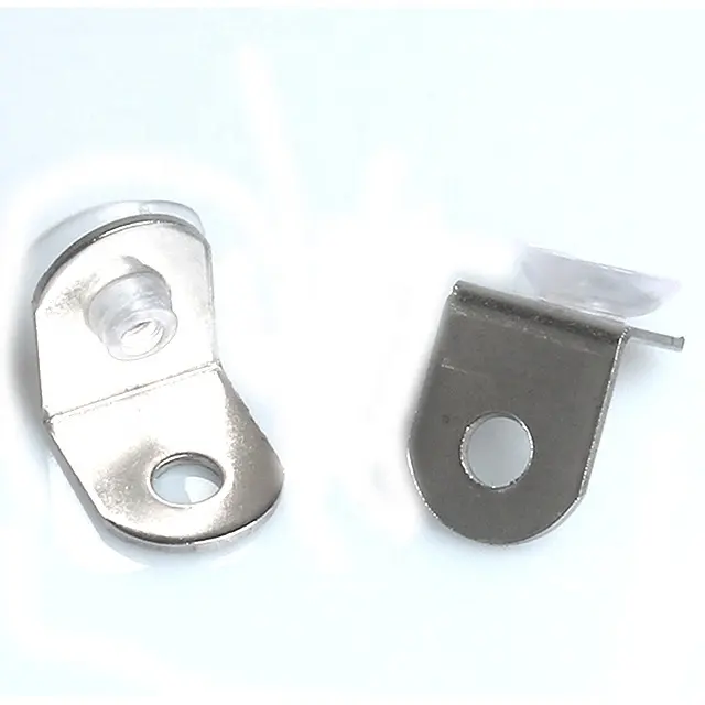 Right Angle Bracket Corner Glass Shelf Fixing Clip Support Brackets