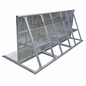 Barrières de sécurité pour piétons en aluminium, barrières de contrôle de foule, barrières de scène de sécurité - Product Image 2