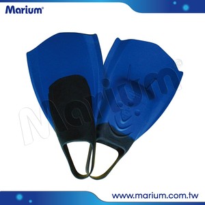 Ailerons de natation en caoutchouc à lame courte durables pour sports nautiques, natation et surf - Product Image 3