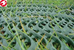 芝生保護マット用プラスチック製芝生および芝補強メッシュネット
