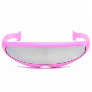 Gafas de sol de <span class=keywords><strong>Alien</strong></span> de talla única para niños, <span class=keywords><strong>lentes</strong></span> de una pieza, en colores, en Stock, baratas, 2021 - Product Image 3