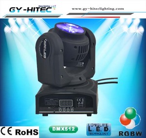 nueva iluminación del escenario lados dobles RGBW haz lavado llevó la luz principal móvil / cabeza de mini movimiento llevó - Product Image 2