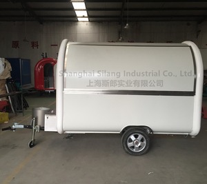 7.6 * 5.5ft blanc remorque de chariot de nourriture de chariot de nourriture mobile de nourriture de <span class=keywords><strong>plage</strong></span> camion hot-dog <span class=keywords><strong>Hambourg</strong></span> crème glacée traction chariot - Product Image 4